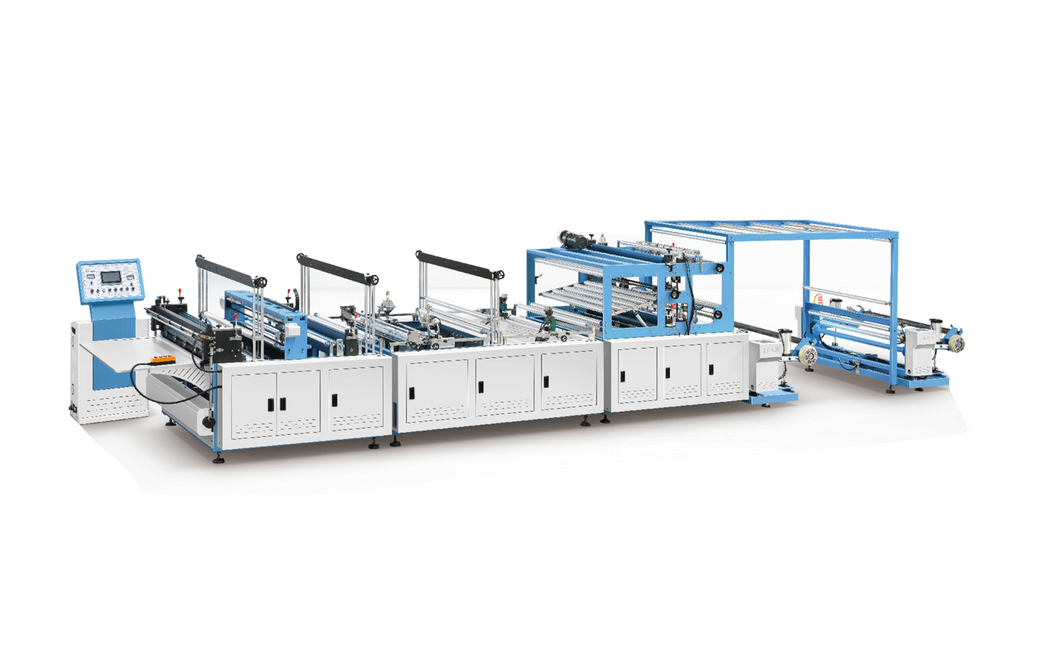ZXL-1300雙放料無紡布制袋機(香蕉套袋、衛(wèi)浴潔具套袋、沙發(fā)套袋)